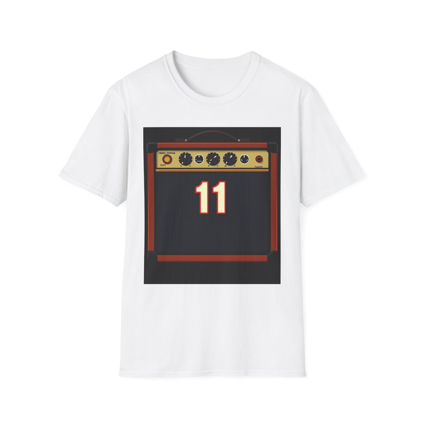 Unisex Softstyle Black T-Shirt - "Volume 11"