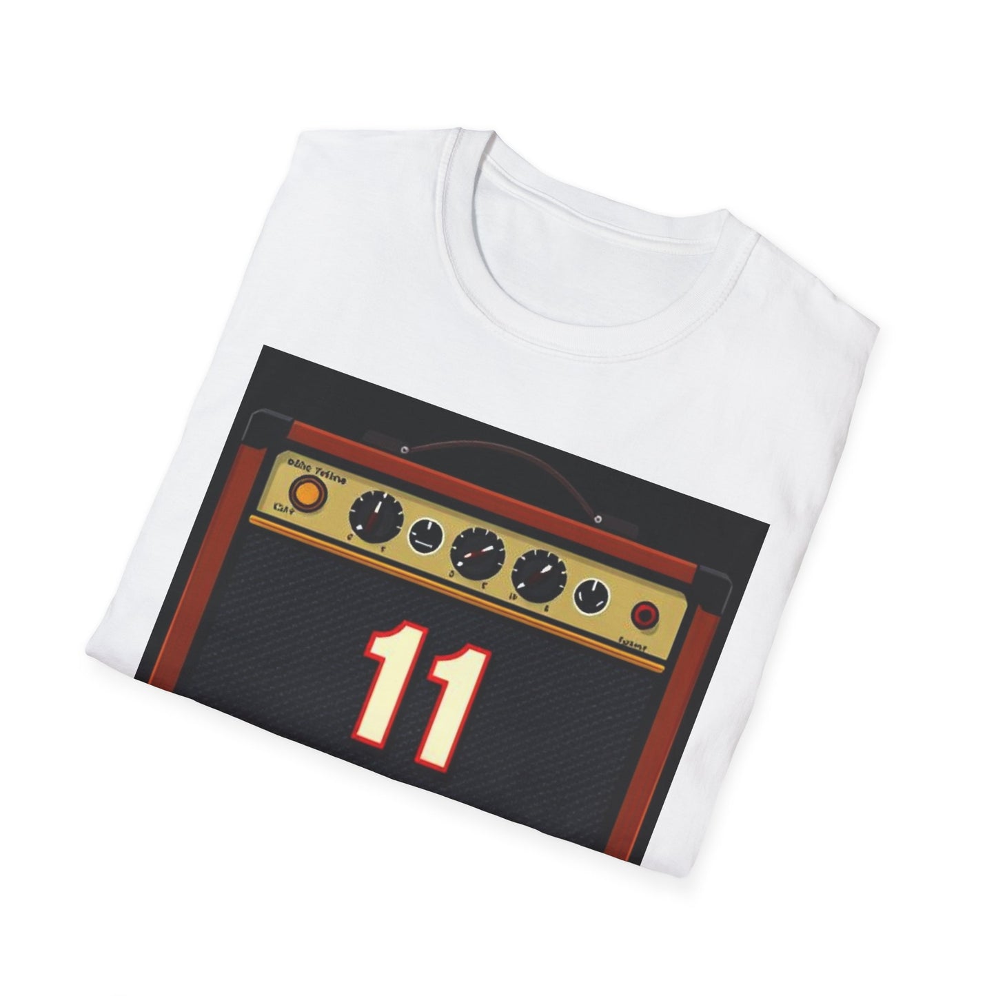Unisex Softstyle Black T-Shirt - "Volume 11"